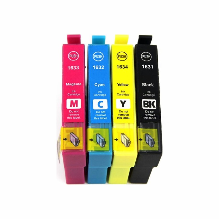 4 db tintapatron készlet, kompatibilis Epson T1631/T1632/T1633/T1634 BK/C/M/Y