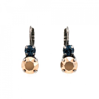 Cercei placati cu Argint 925, Cristale Swarovski, Blue Suede Shoes by Roxannes - Mariana Jewellery, Auriu 1190-1008SP6 Cercei placati cu Argint 925, Cristale Swarovski, Blue Suede Shoes by Roxannes - Mariana Jewellery, Auriu 1190-1008SP6