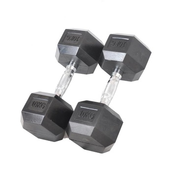 Set Gantere Hexagonale 10kg (2x10kg) , negru Set Gantere Hexagonale 10kg (2x10kg) , negru