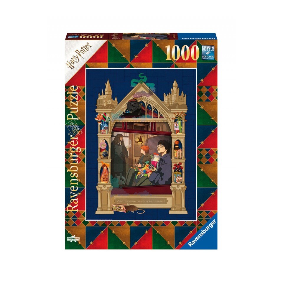 Puzzle Harry Potter On The Way To Hogwarts , 1000 piese, Multicolor