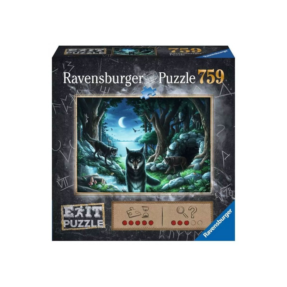 Puzzle EXIT The Curse of the Wolves , 759 piese, Multicolor