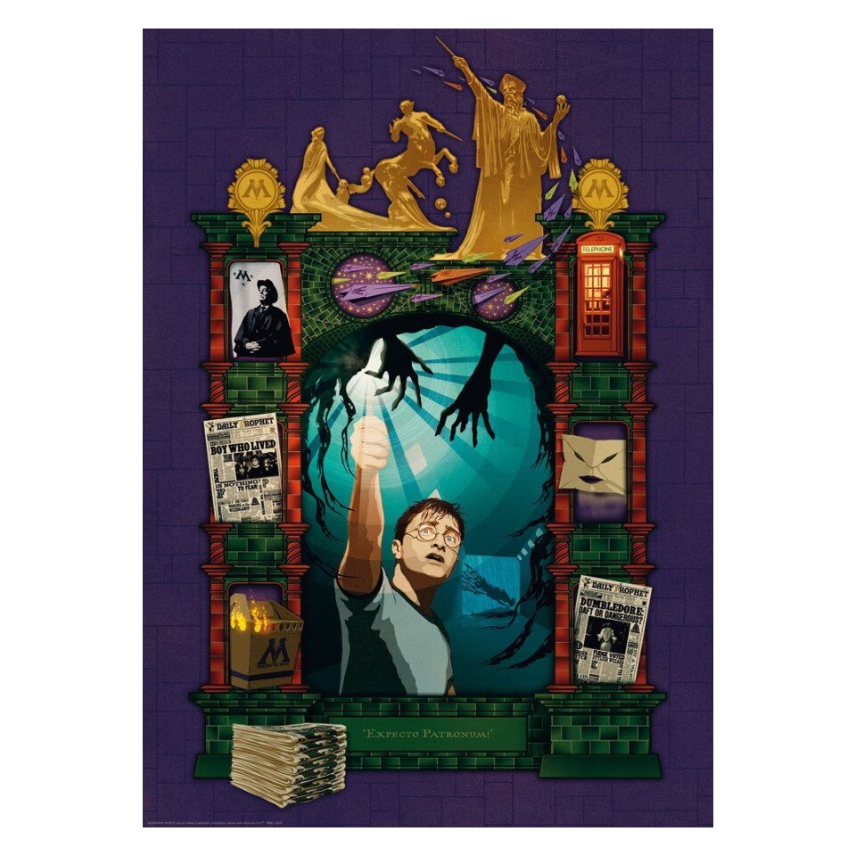 Puzzle Harry Potter and the Order of the Phoenix , 1000 piese, Multicolor
