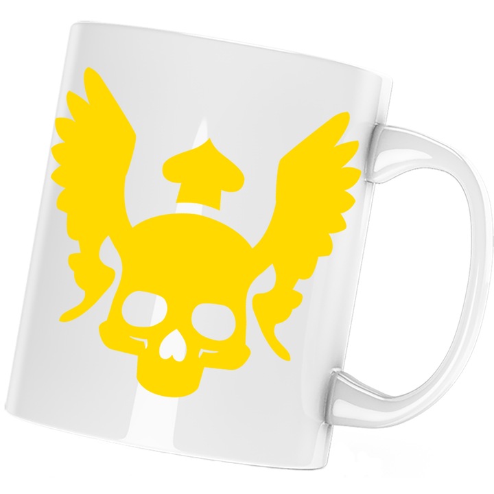 Cana Quake Mask Gold Doom Skull, alba, 330 ml