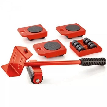 Set StrongPunch pentru mutat obliecte pana la 150 kg, 5 piese, cu 4 role a cate 8 roti si 1 cric pentru ridicare usoara, rosu, DELINY Set StrongPunch pentru mutat obliecte pana la 150 kg, 5 piese, cu 4 role a cate 8 roti si 1 cric pentru ridicare usoara, rosu, DELINY