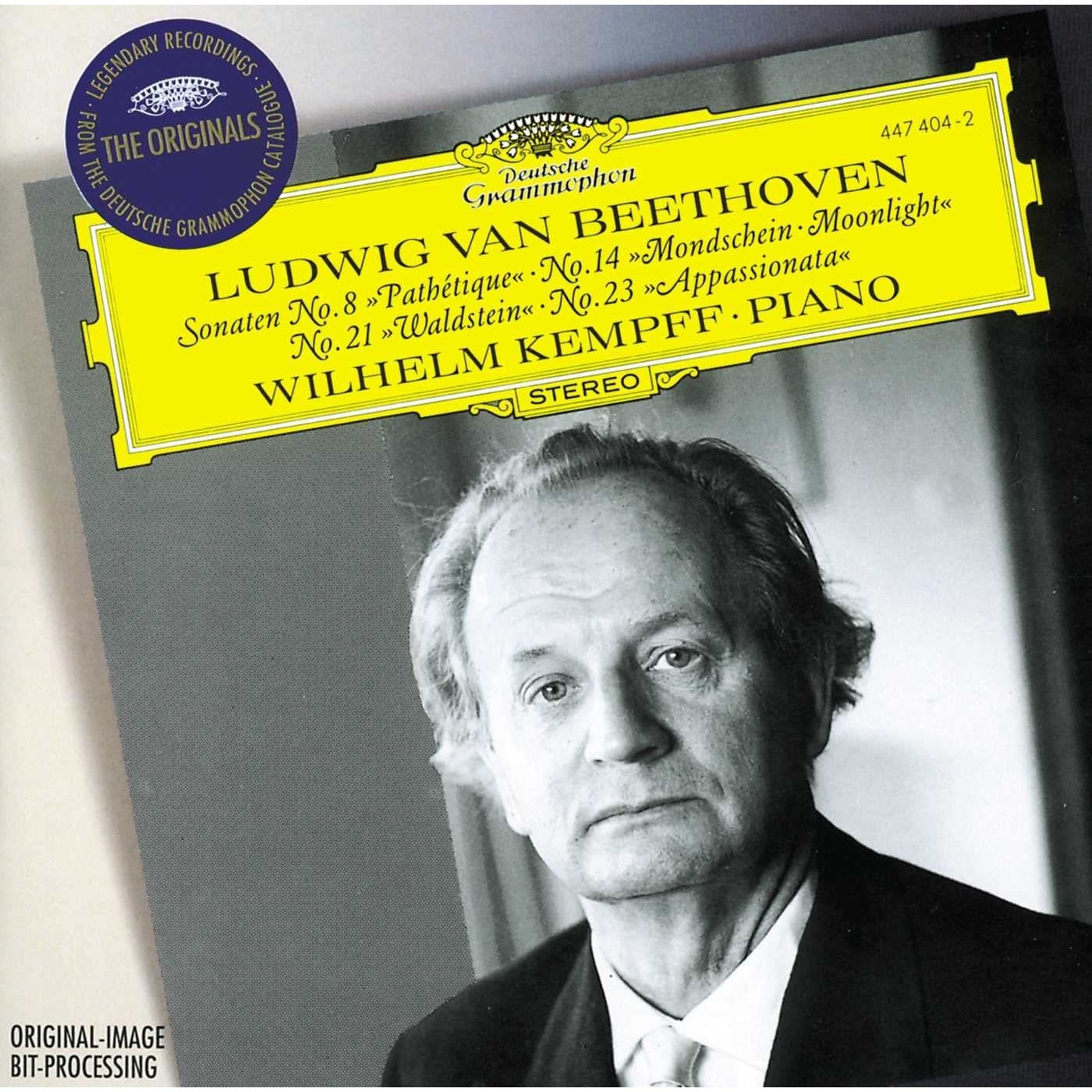 Wilhelm Kempff - Beethoven: Sonaten No. 8 - Pathetique; No. 14 - Moonlight; No. 21 - Waldstein; No. 23 - Appassionata - CD