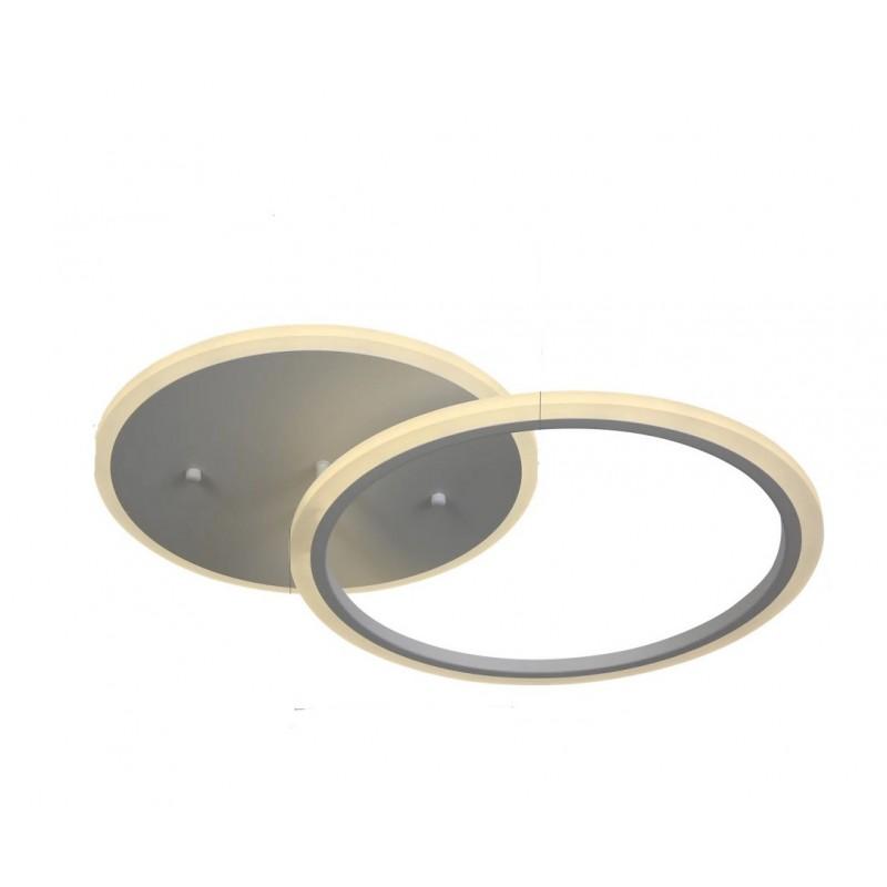 Lustra LED RFAN, Model K73-2, cu Telecomanda, 3 Tipuri de Lumina, Intensitate Reglabila, 78W, Alb