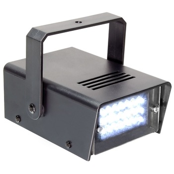 Mini stroboscop, 24x LED-uri albe, BeamZ BMS24LED Mini stroboscop, 24x LED-uri albe, BeamZ BMS24LED