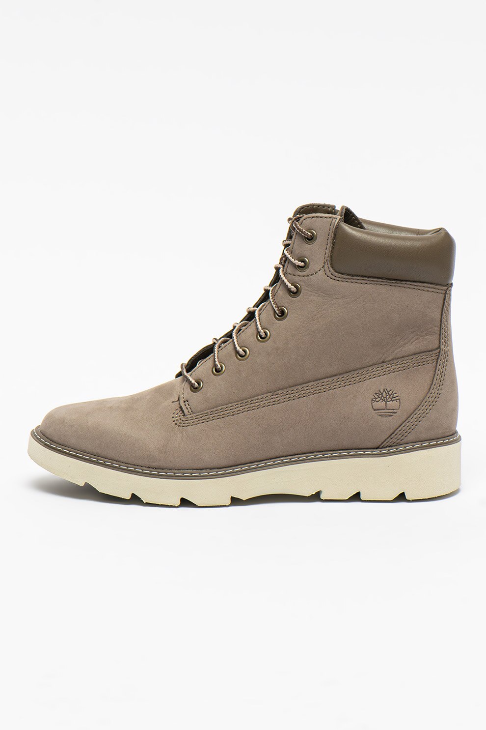 Timberland, Ghete de piele nabuc si material textil Keeley Field, Gri