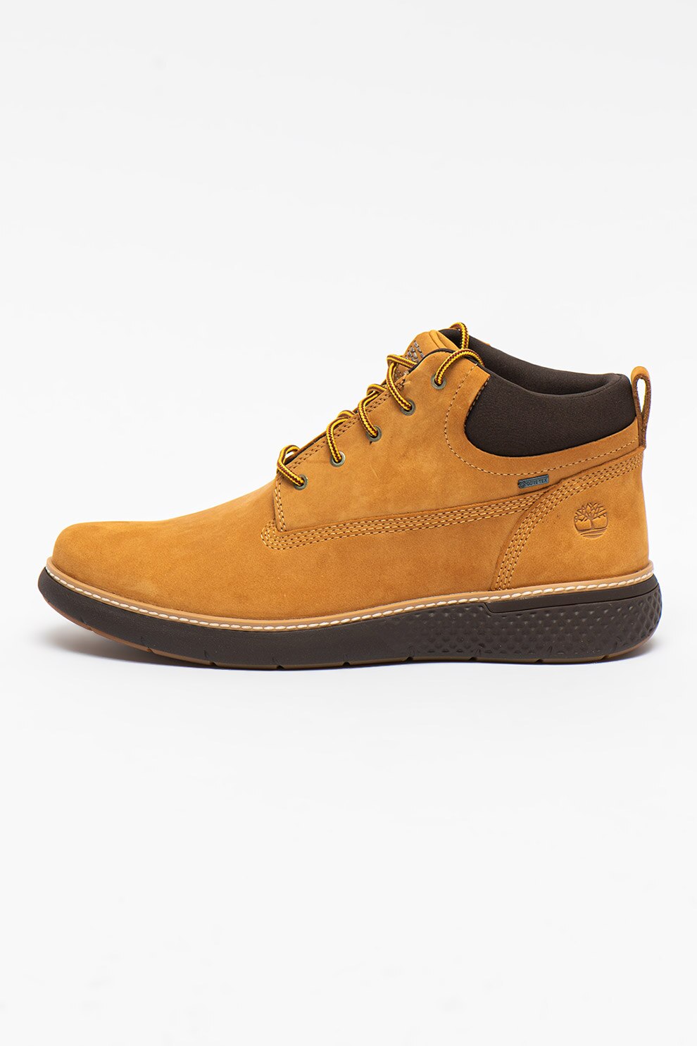 Timberland, Ghete chukka de piele nabuc Cross Mark, Maro caramel, 44