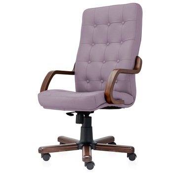 Scaun directorial de birou TRAFFIC CHAIRS POLO P LEMN, piele naturala PURPLE, brate lemn masiv, baza din fier acoperit cu lemn, mecanism balans Scaun directorial de birou TRAFFIC CHAIRS POLO P LEMN, piele naturala PURPLE, brate lemn masiv, baza din fier acoperit cu lemn, mecanism balans