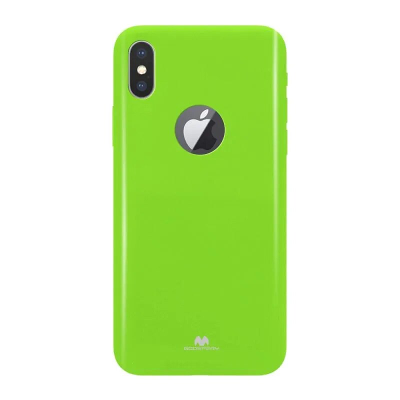 Husa de protectie, Mercury Jelly, Logo Hole, iPhone XR, Lime