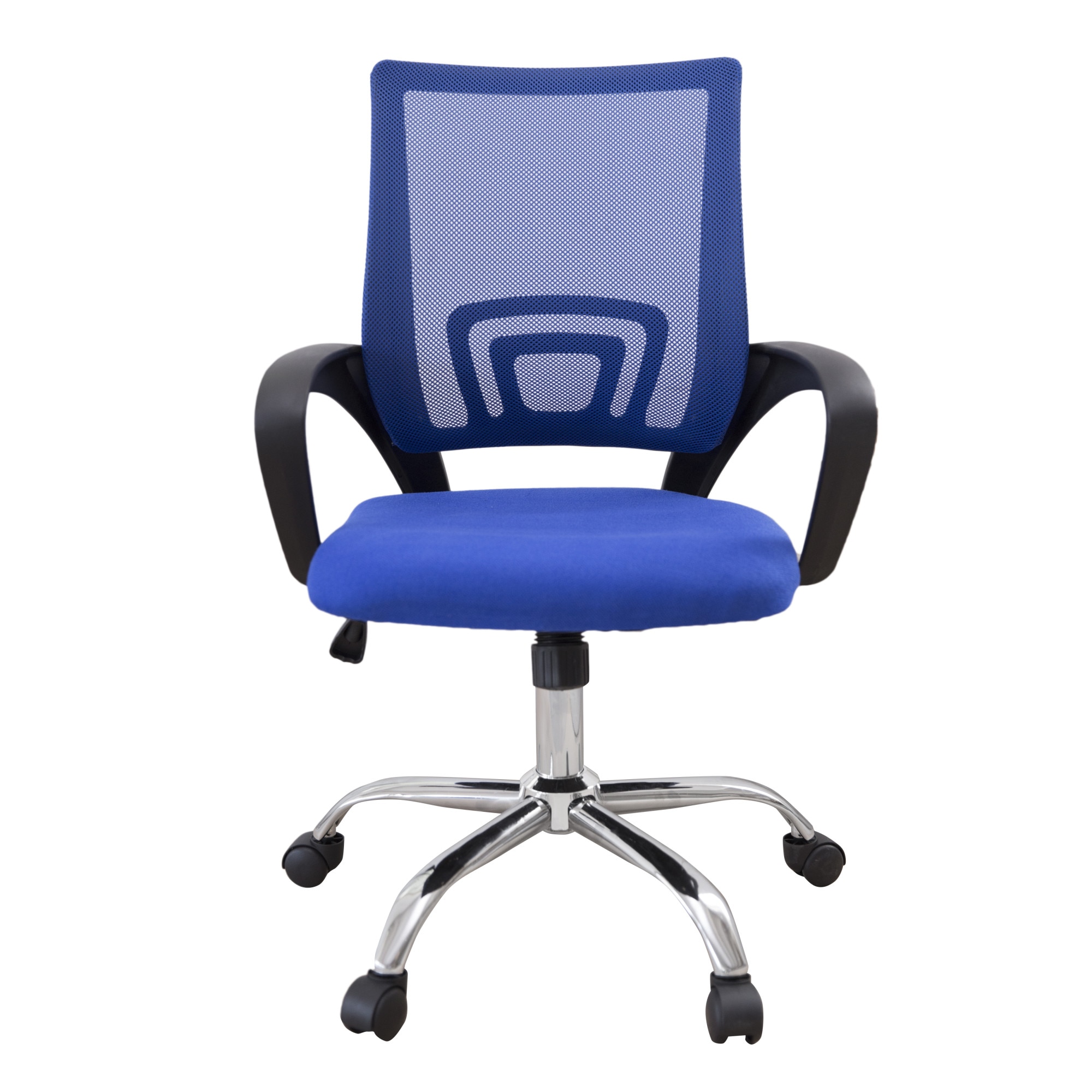 Scaun de birou Moderna Fortus, mesh/textil, albastru