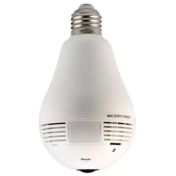 Bec cu camera iUni CB009, Wireless/IP, Unghi 360 grade, Senzor de Miscare