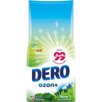 Detergent automat Dero Ozon+ Roua Muntelui, 14kg, 140 spalari Detergent automat Dero Ozon+ Roua Muntelui, 14kg, 140 spalari