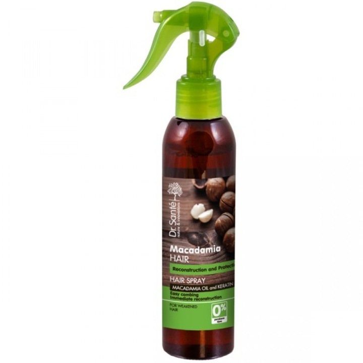 Dr. Sante makadám és keratin hajolaj spray, 150ml