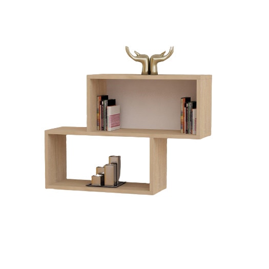 Etajera de perete Sani Eco,70x20x50 cm,Stejar sonoma