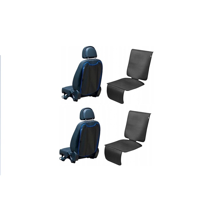 Комплект калъфа за седалки METRU PATRAT, 2 протектора за предните седалки и 2 калъфа за задни седалки