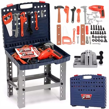 Atelier bricolaj, Accesorii, Plastic, Albastru/Rosu Atelier bricolaj, Accesorii, Plastic, Albastru/Rosu