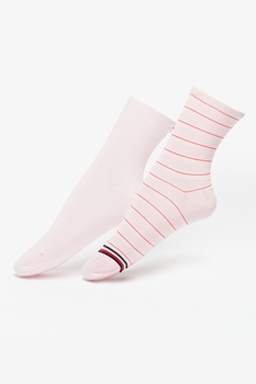 Tommy Hilfiger, Set of sosete scurte - 2 perechi, Roz pastel Tommy Hilfiger, Set of sosete scurte - 2 perechi, Roz pastel