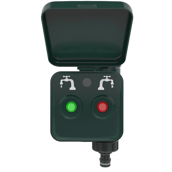 Controler de udare pentru gradina, Woox, Smart Zigbee R7060, ZigBee 3.0, 1.5V AAx4, 0.2-0.7 MPa, Negru