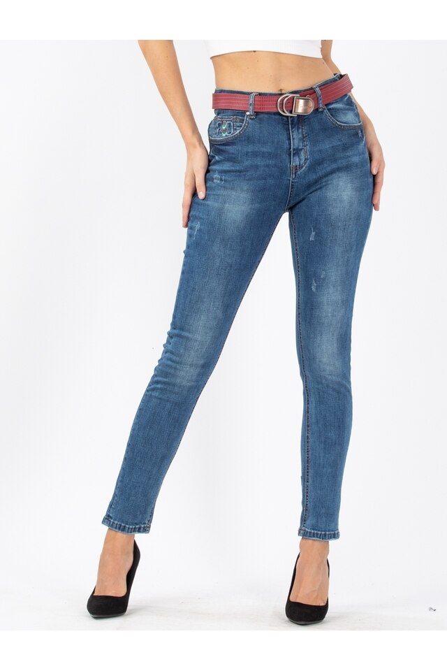 Blugi Dama Karissa Three Bleumarin