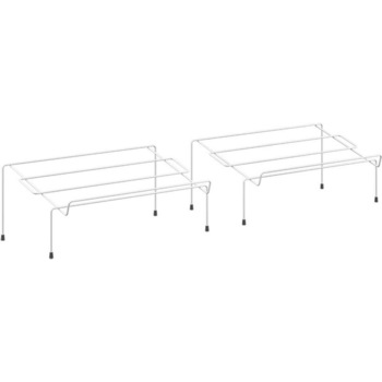 Set stativ pentru pantofi Cipok 2, alb, 42x24x17 cm, set 2 bucati Set stativ pentru pantofi Cipok 2, alb, 42x24x17 cm, set 2 bucati