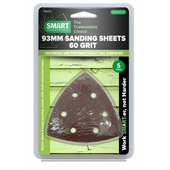 Set 5 Bucati Foi Abraziv Smirghel SMART HS06005 Triunghiulare 93mm Gr 60 Set 5 Bucati Foi Abraziv Smirghel SMART HS06005 Triunghiulare 93mm Gr 60