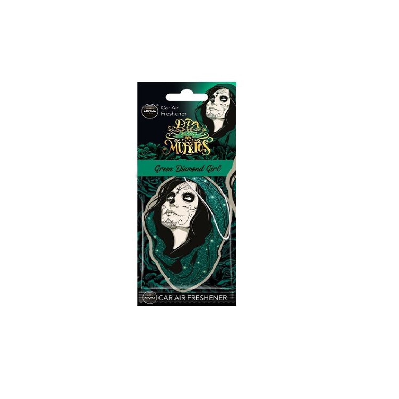 Odorizant Auto Aroma Dia de Los Muertos Green Diamond Girl