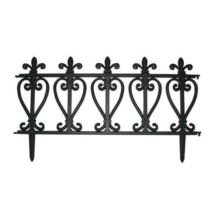 Set 4 buc, gard pentru gradina Strend Pro F0419, lungime 225 cm/set