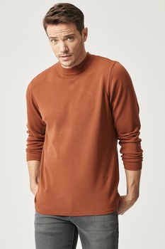 AC&Co, Pulover tricotat fin cu guler scurt, Scortisoara AC&Co, Pulover tricotat fin cu guler scurt, Scortisoara