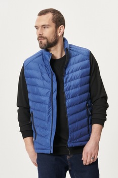 AC&Co, Vesta matlasata cu vatelina, Albastru inchis AC&Co, Vesta matlasata cu vatelina, Albastru inchis