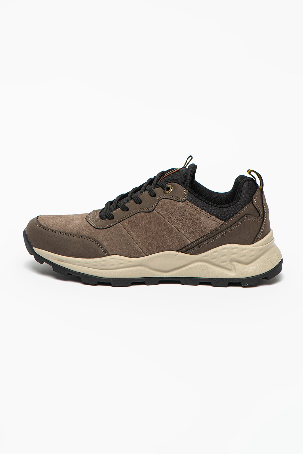 Wrangler, Pantofi sport cu piele intoarsa si piele ecologica Crossy City, Grej