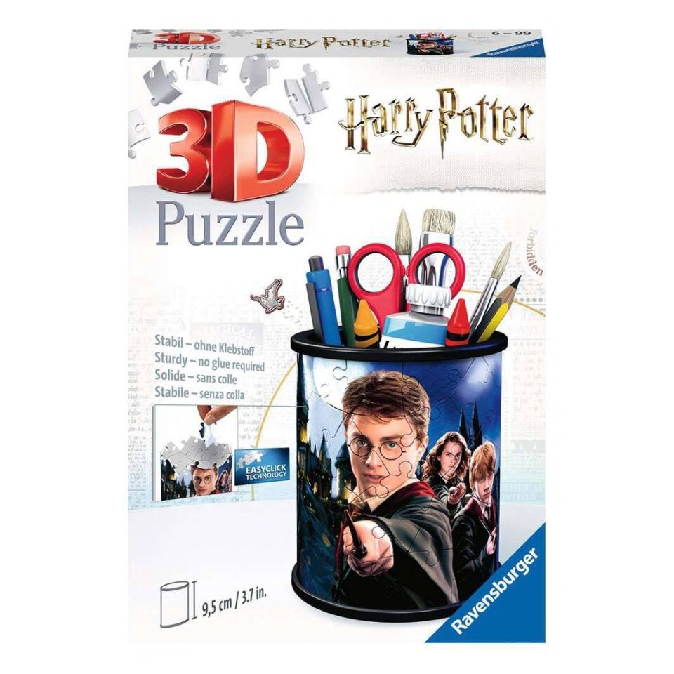 Puzzle 3D Harry Potter Pencil Holder , 54 piese, Multicolor