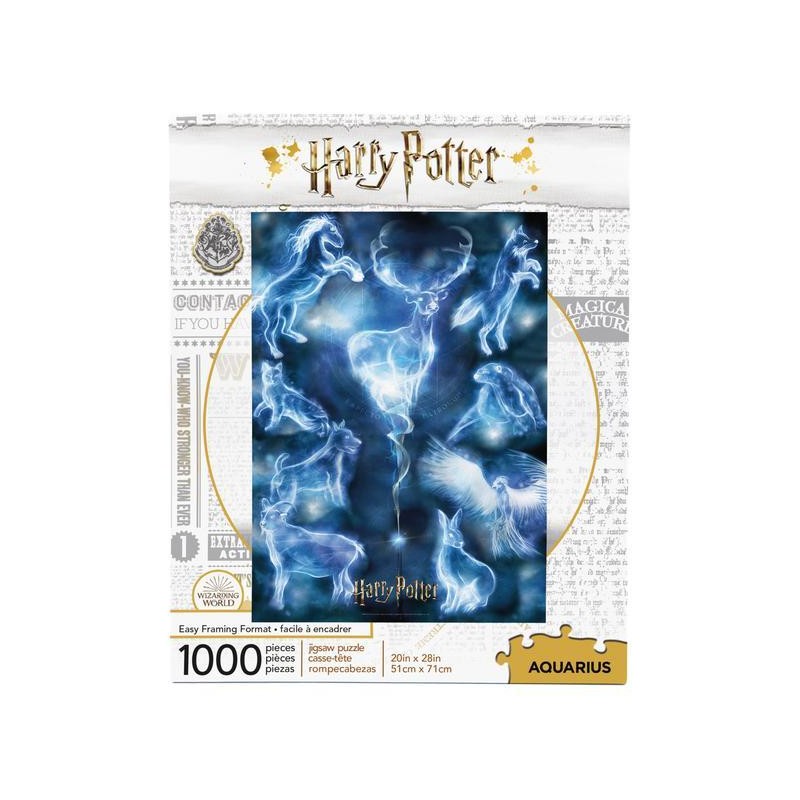 Puzzle Harry Potter Patronus , 1000 piese , 71x51cm, Negru