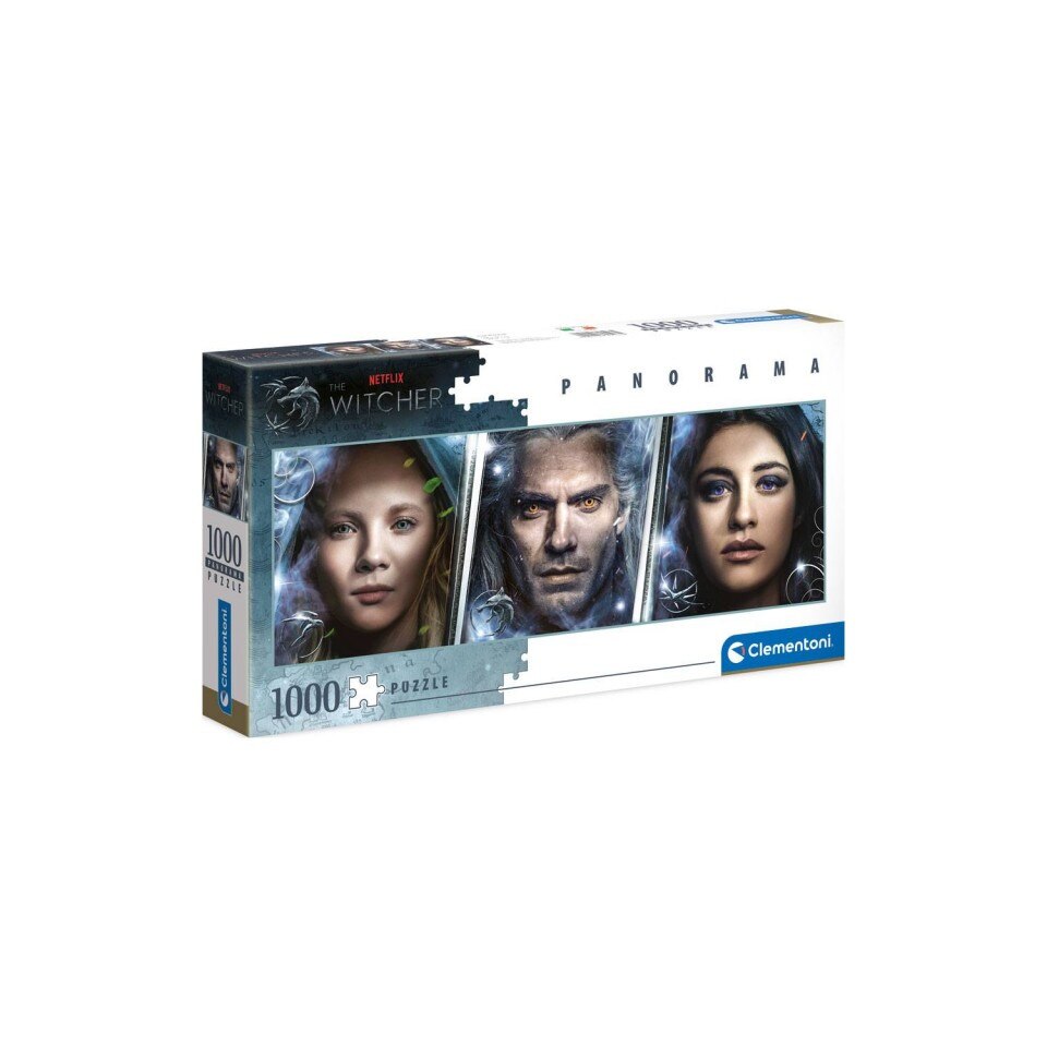 Puzzle The Witcher Panorama Faces , 1000 piese, Multicolor