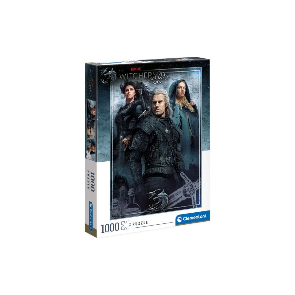 Puzzle The Witcher Ciri, Yennefer & Geralt , 1000 piese, Multicolor