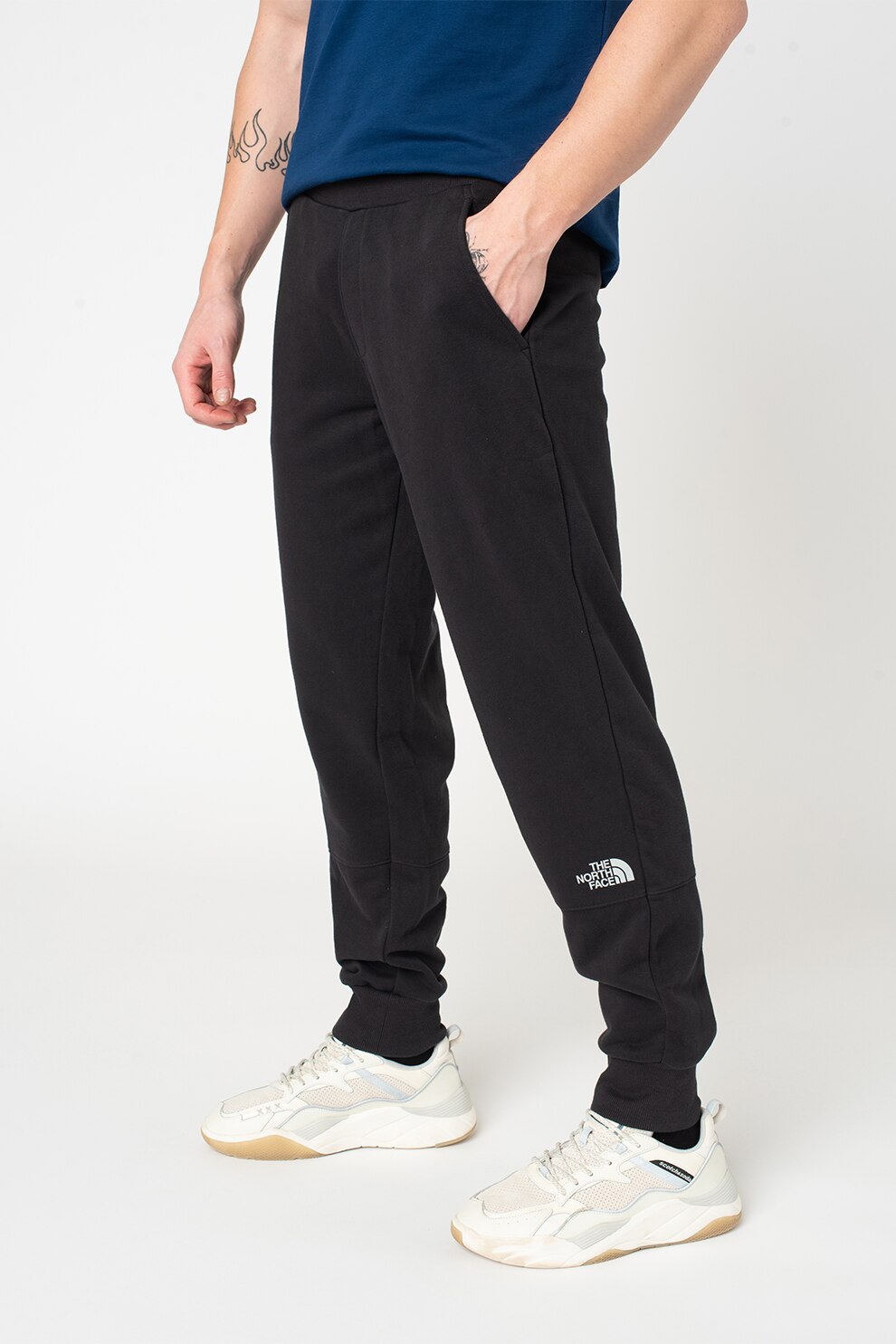 The North Face, Pantaloni cu detaliu logo pentru trekking Get Better, Negru