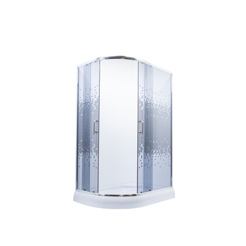 Cabina de dus Optima Althea 8027, 120 x 80 cm, dreapta, model mozaic Cabina de dus Optima Althea 8027, 120 x 80 cm, dreapta, model mozaic