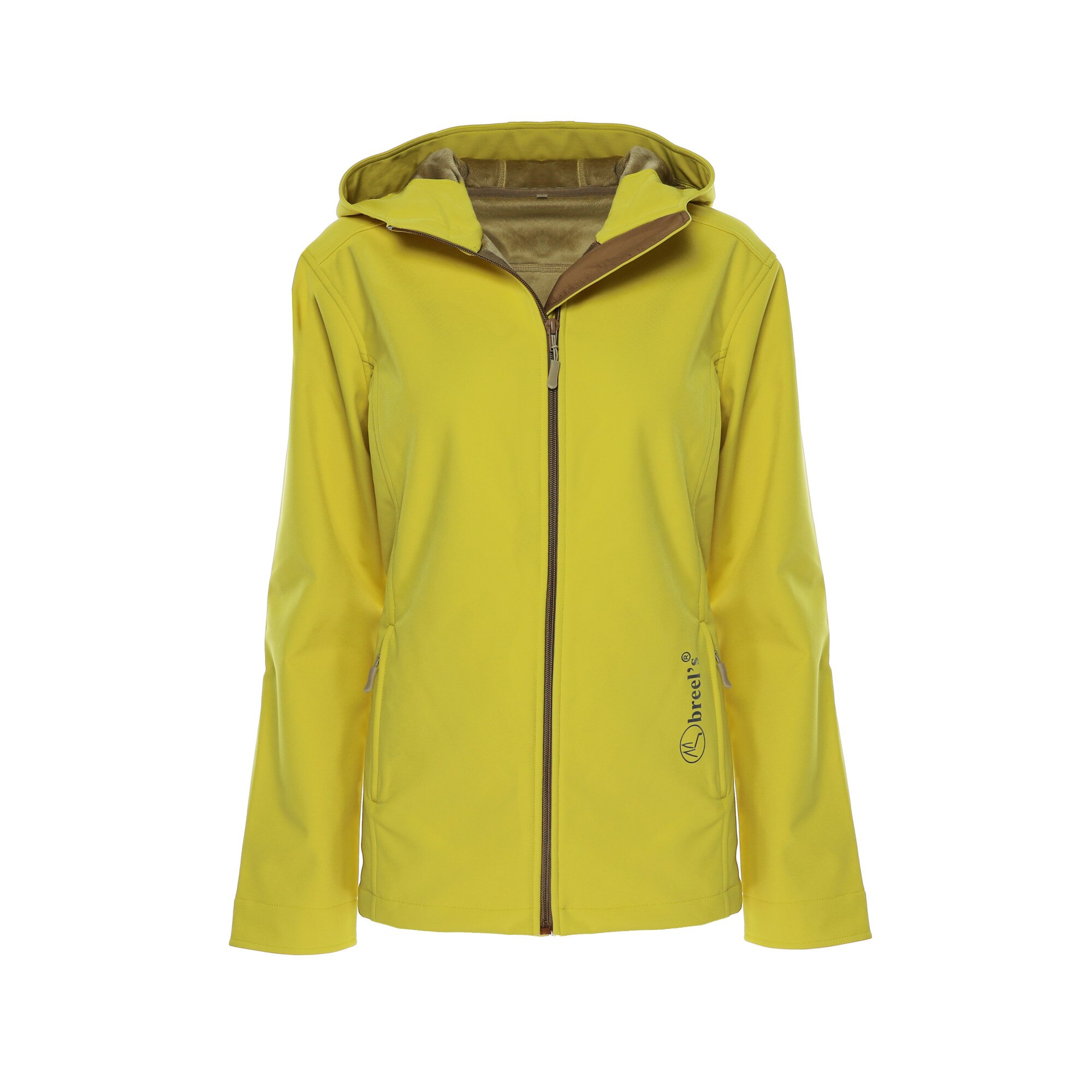 Jacheta softshell dama, Breel's 0286, Galben/ Bej