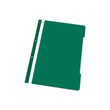 Set 50 dosare plastic A4, Globox, cu sina si gauri, verde Set 50 dosare plastic A4, Globox, cu sina si gauri, verde
