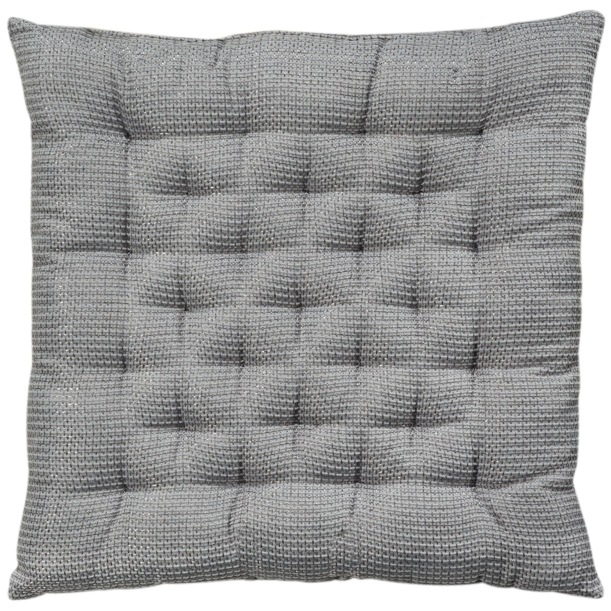 Perna pentru scaun Sveden, 40x40x5 cm, 100% poliester, gri argintiu
