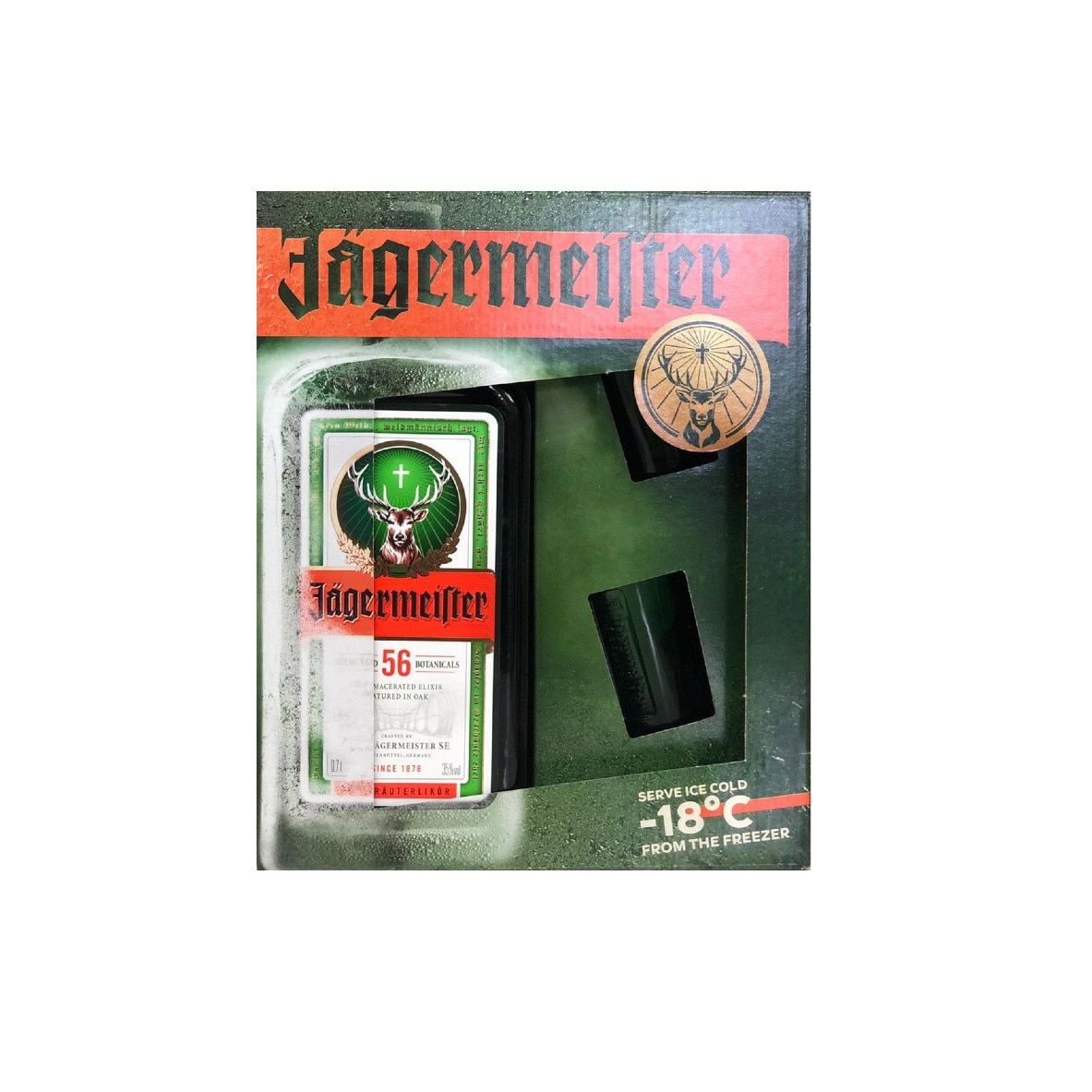 Lichior Jagermeister Gift Box 0.7l /35%