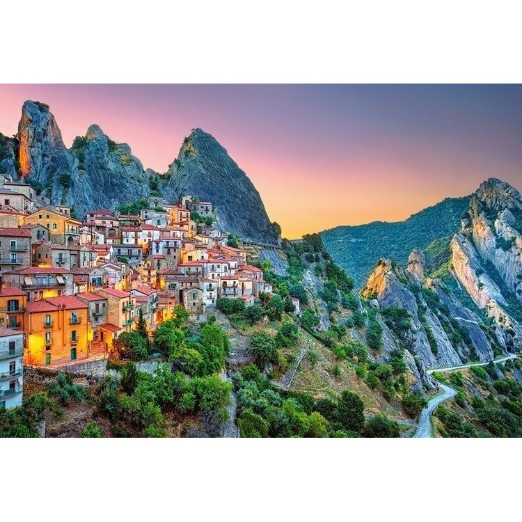 Puzzle Castorland 1500 Sunrise over Castelmezzano