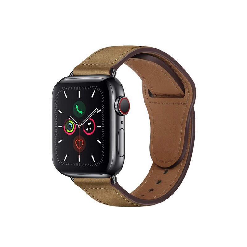 Curea piele Smartech compatibila Apple Watch versiune 1/2/3/4/5/6 (42/44mm) V13