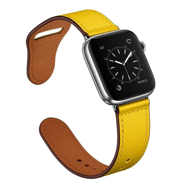 Curea piele Smartech compatibila Apple Watch versiune 1/2/3/4/5/6 (42/44mm) V17