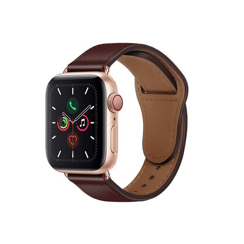 Curea piele Smartech compatibila Apple Watch versiune 1/2/3/4/5/6 (42/44mm) V14