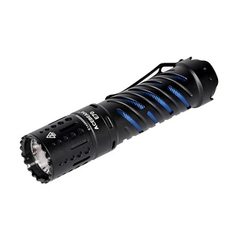 Lanterna Acebeam E70-AL de 4600 lumeni cu acumulator inclus, design modern, 240 m, negru Lanterna Acebeam E70-AL de 4600 lumeni cu acumulator inclus, design modern, 240 m, negru
