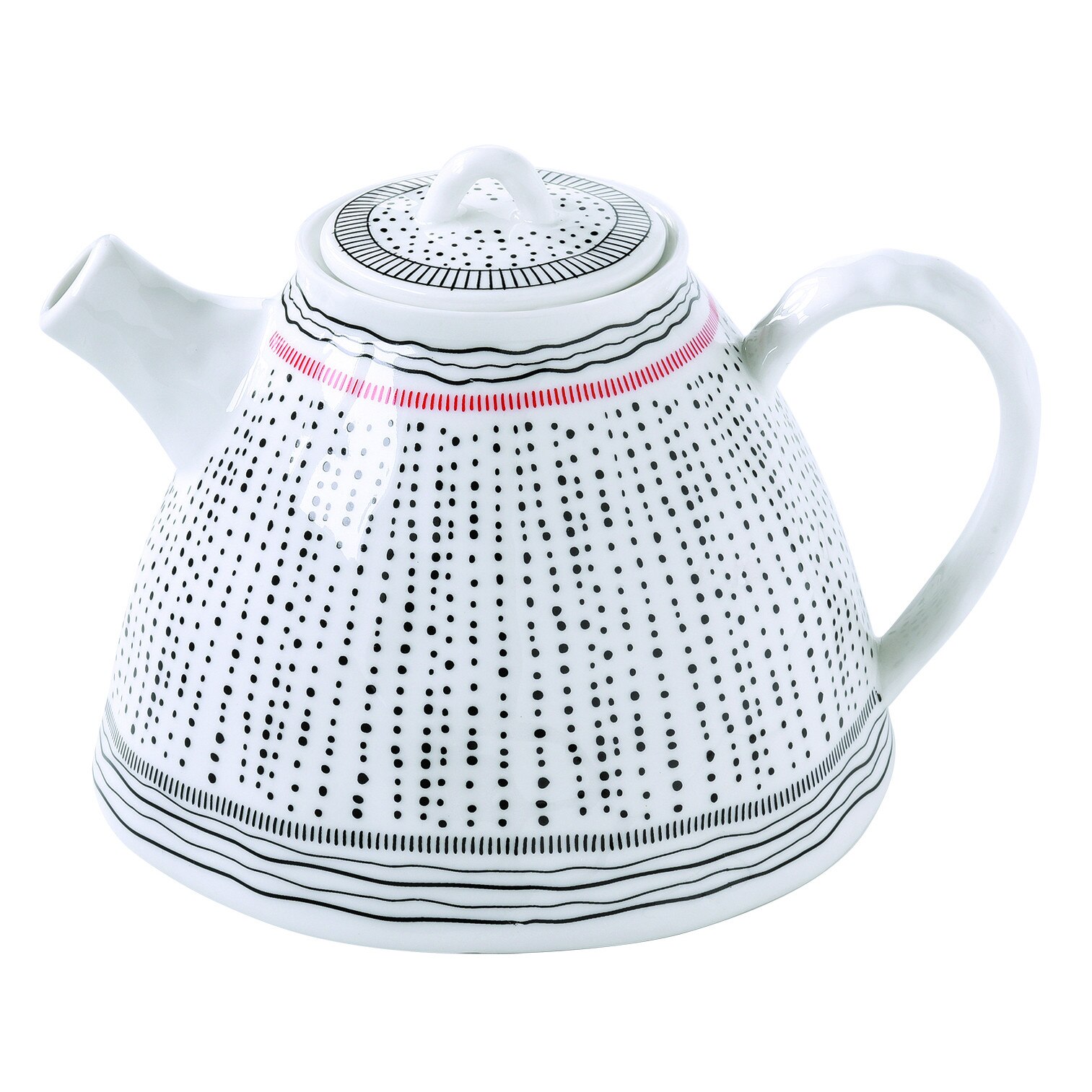 Ceainic - Teiera, Alb, Portelan, 1000 ml