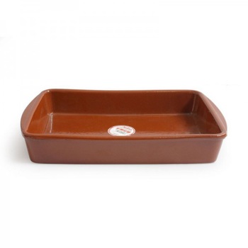 Vas dreptunghiular din ceramica pentru cuptor, 35x23x6,7 cm Vas dreptunghiular din ceramica pentru cuptor, 35x23x6,7 cm