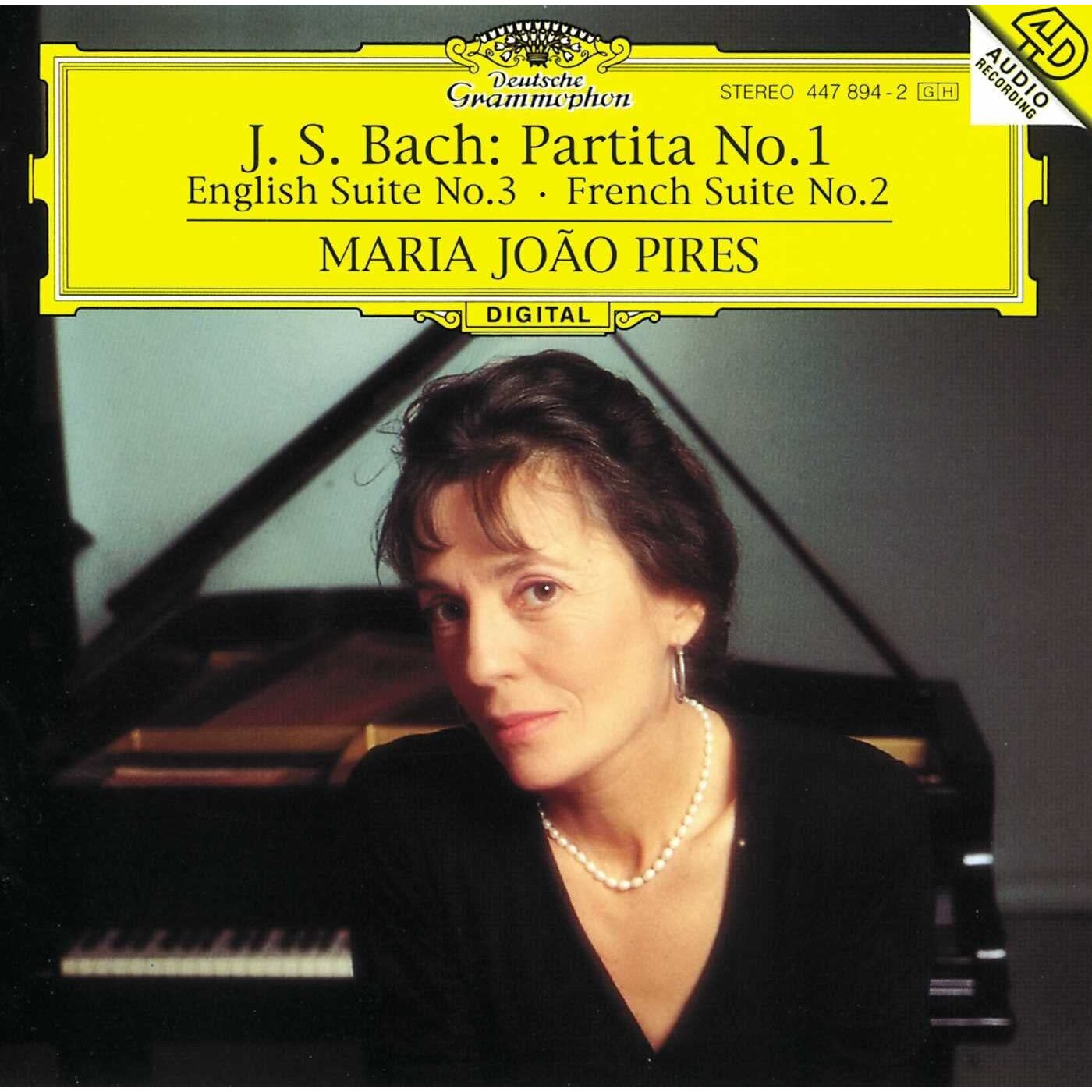 Johann Sebastian BachMaria Joao Pires - Bach: Partita No.1 / English Suite No.3 / French Suite No.2 - CD